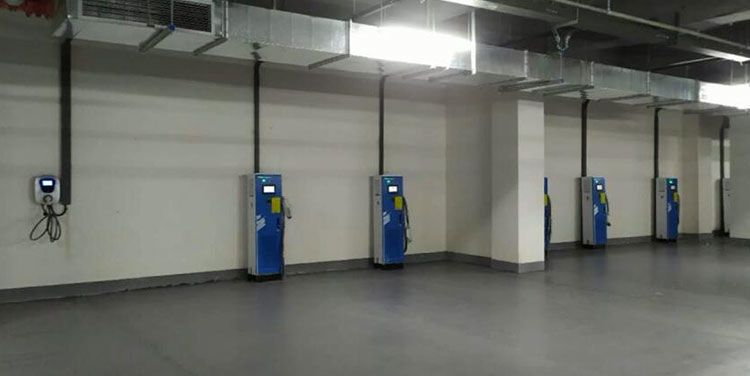 electric car home charging station